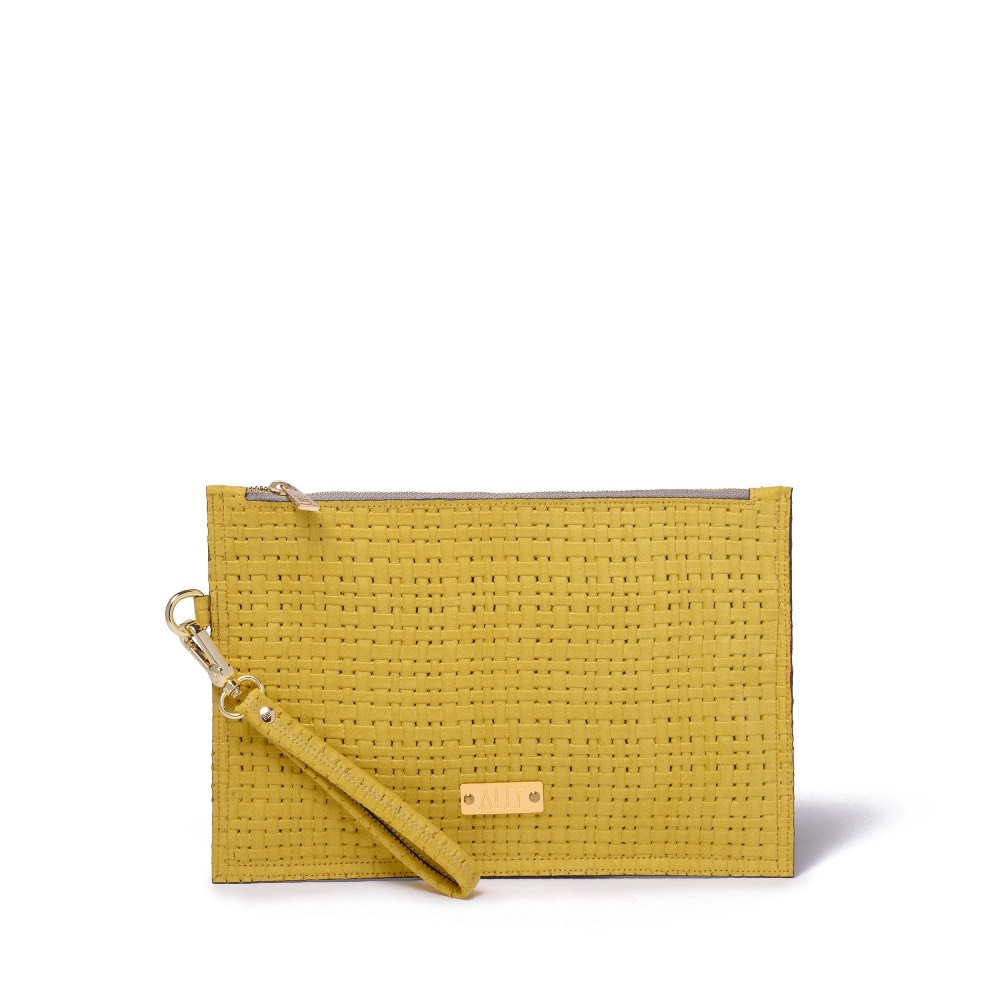 Pouch Bag in Lime Green