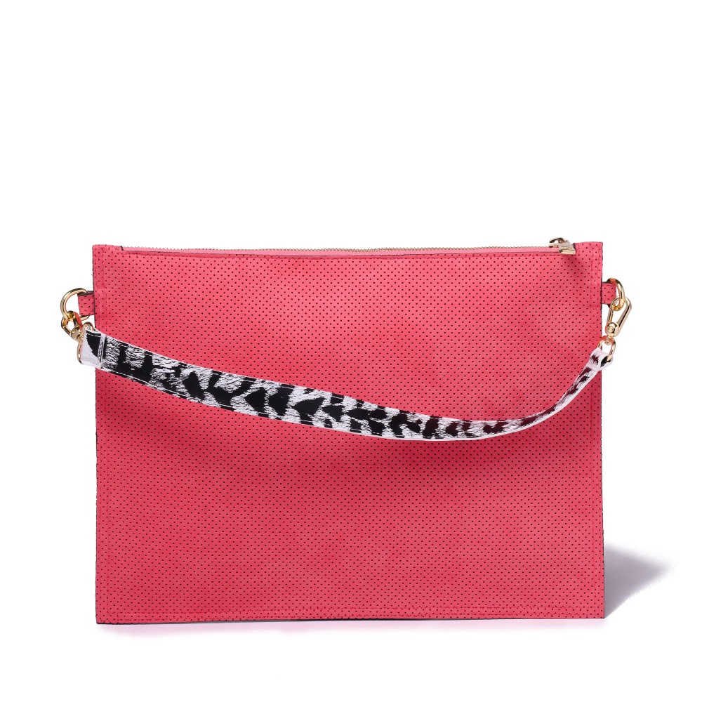 Handbag in Sunkist Coral